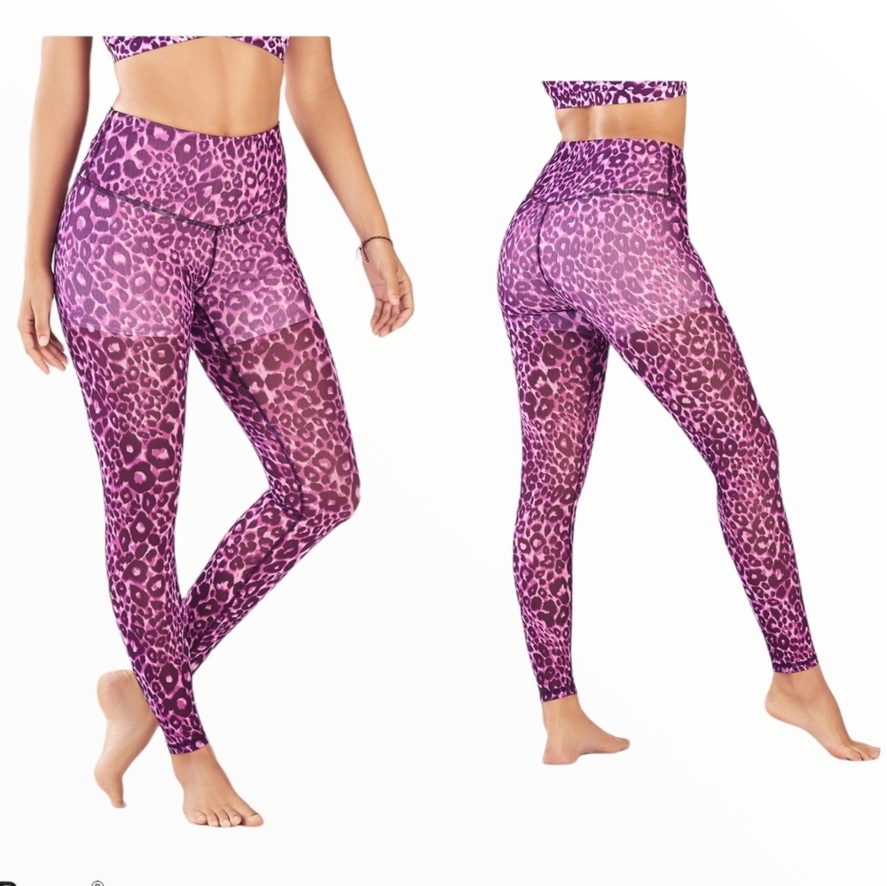FABLETICS High waisted pureluxe mesh leggings